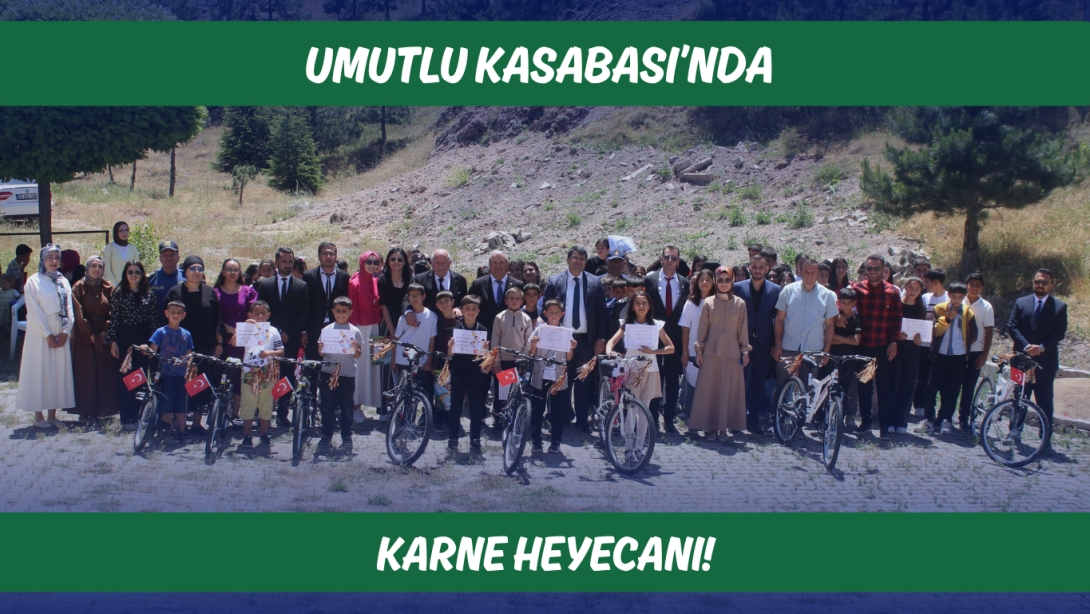 ÖĞRENCİLERİMİZİN KARNE HEYECANINA ORTAK OLDUK!
